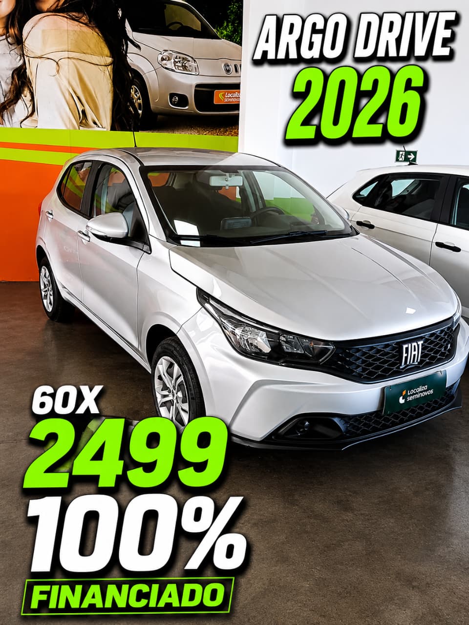 Fiat Argo em oferta para financiamento